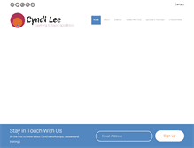 Tablet Screenshot of cyndilee.com